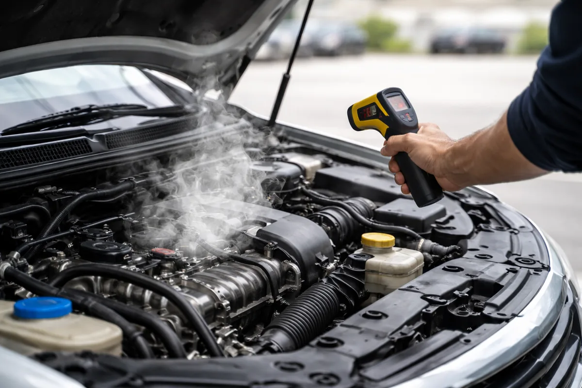 Comment diagnostiquer une surchauffe du moteur d'une voiture