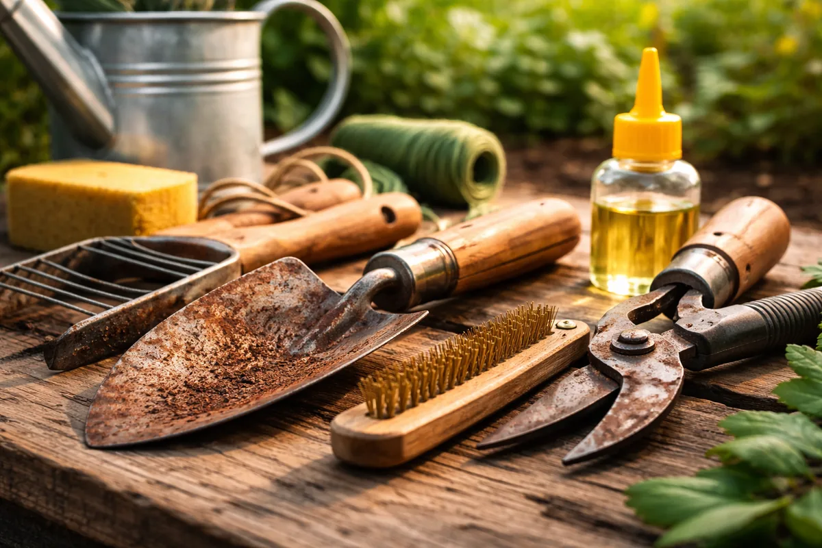 Comment éviter la rouille sur des outils de jardinage